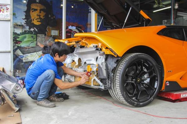 4 1 Lamborghini Huracan bản độ tại Đà Nẵng với trang bị gần 500 triệu đồng