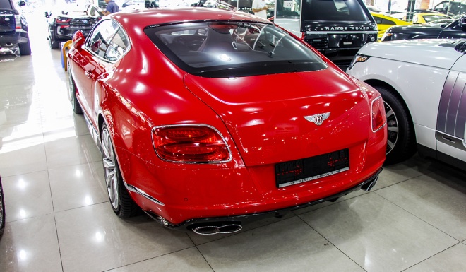 IMG 3797 1470822786 660x0 Bentley Continental GT V8 nổi bật với màu đỏ Dragon và thiết kế nội thất kiểu 2+2