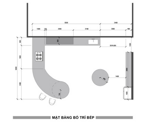 103523baoxaydung 5 Thiết kế căn bếp tương lai của người trẻ cá tính và hiện đại