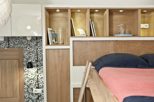 can ho nho Thiết kế căn hộ 18m² gì cũng có, gì cũng đẹp nhờ ý tưởng thiết kế trên cả tuyệt vời