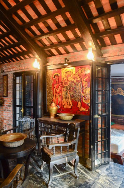 NhaRuong200815 7 397x600 Thiết kế độc đáo nhà rường Huế giữa lòng Hà Nội