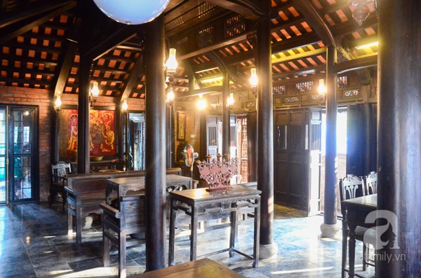 NhaRuong200815 9 600x397 Thiết kế độc đáo nhà rường Huế giữa lòng Hà Nội