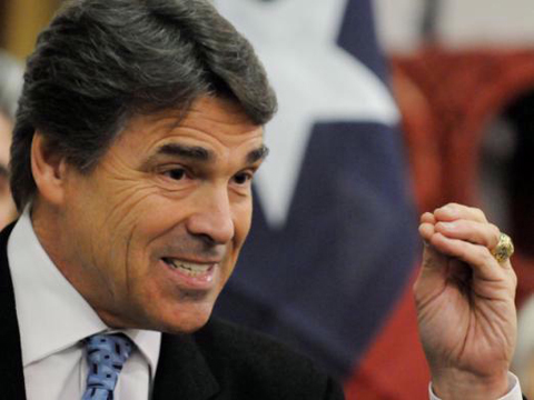100119 rick perry ap 392 regular 1367030769 500x0 Chính phủ Mỹ đang có vấn đề lục đục vì chuyện in tiền