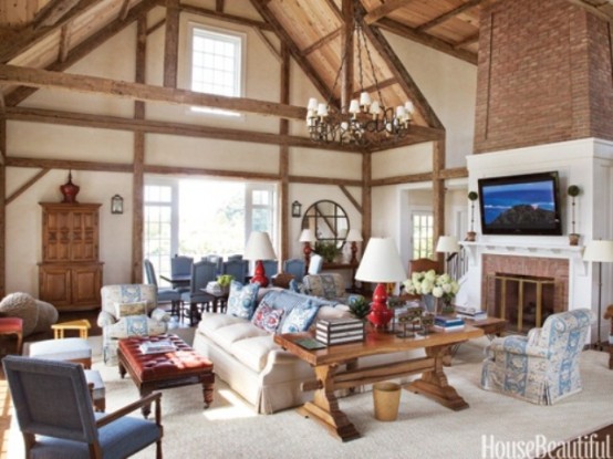 cozy and inviting barn living rooms 10 554x415 Ngắm nhìn ngất ngây với bộ sưu tập thiết kế phòng khách