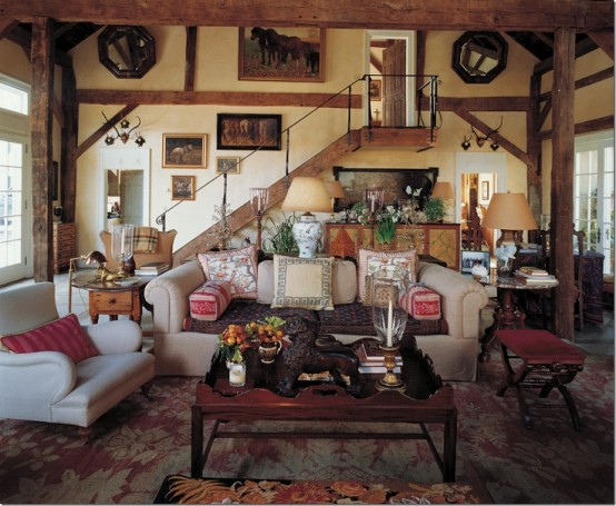 cozy and inviting barn living rooms 11 554x455 Ngắm nhìn ngất ngây với bộ sưu tập thiết kế phòng khách