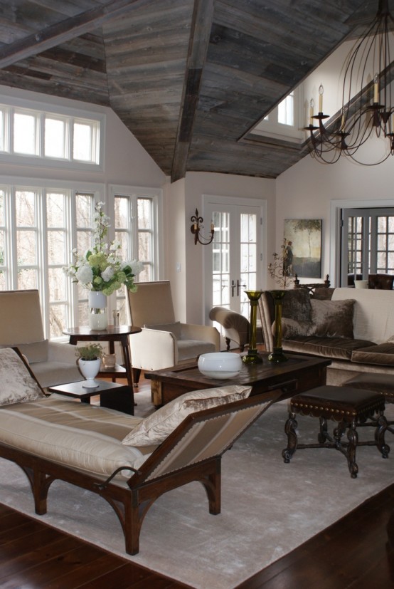 cozy and inviting barn living rooms 37 554x827 Ngắm nhìn ngất ngây với bộ sưu tập thiết kế phòng khách