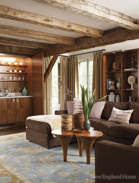 cozy and inviting barn living rooms 50 554x726 Ngắm nhìn ngất ngây với bộ sưu tập thiết kế phòng khách