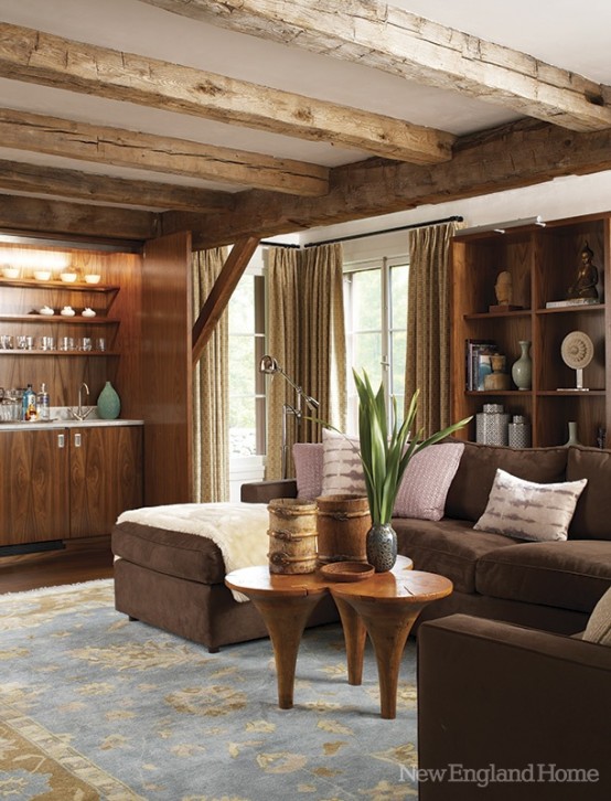Ngắm nhìn ngất ngây với bộ sưu tập thiết kế phòng khách cozy and inviting barn living rooms 50 554x726 Ngắm nhìn ngất ngây với bộ sưu tập thiết kế phòng khách