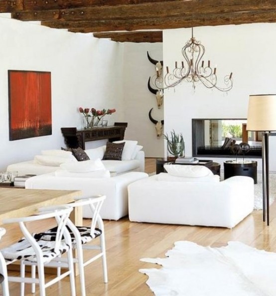 cozy and inviting barn living rooms 6 554x593 Ngắm nhìn ngất ngây với bộ sưu tập thiết kế phòng khách