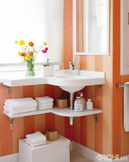tam10 Bật mí cho bạn bí quyết thiết kế giúp phòng tắm gọn gàng sạch đẹp hơn